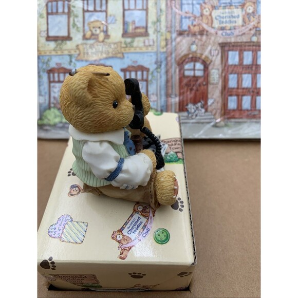 Cherished Teddies 1995 Membership Set with R. Harrison Hartford - Picture 5 of 10